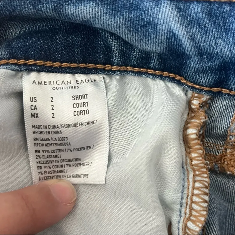 American Eagle Distressed Highest Rise Jeggings Size 2 Short - Image 7