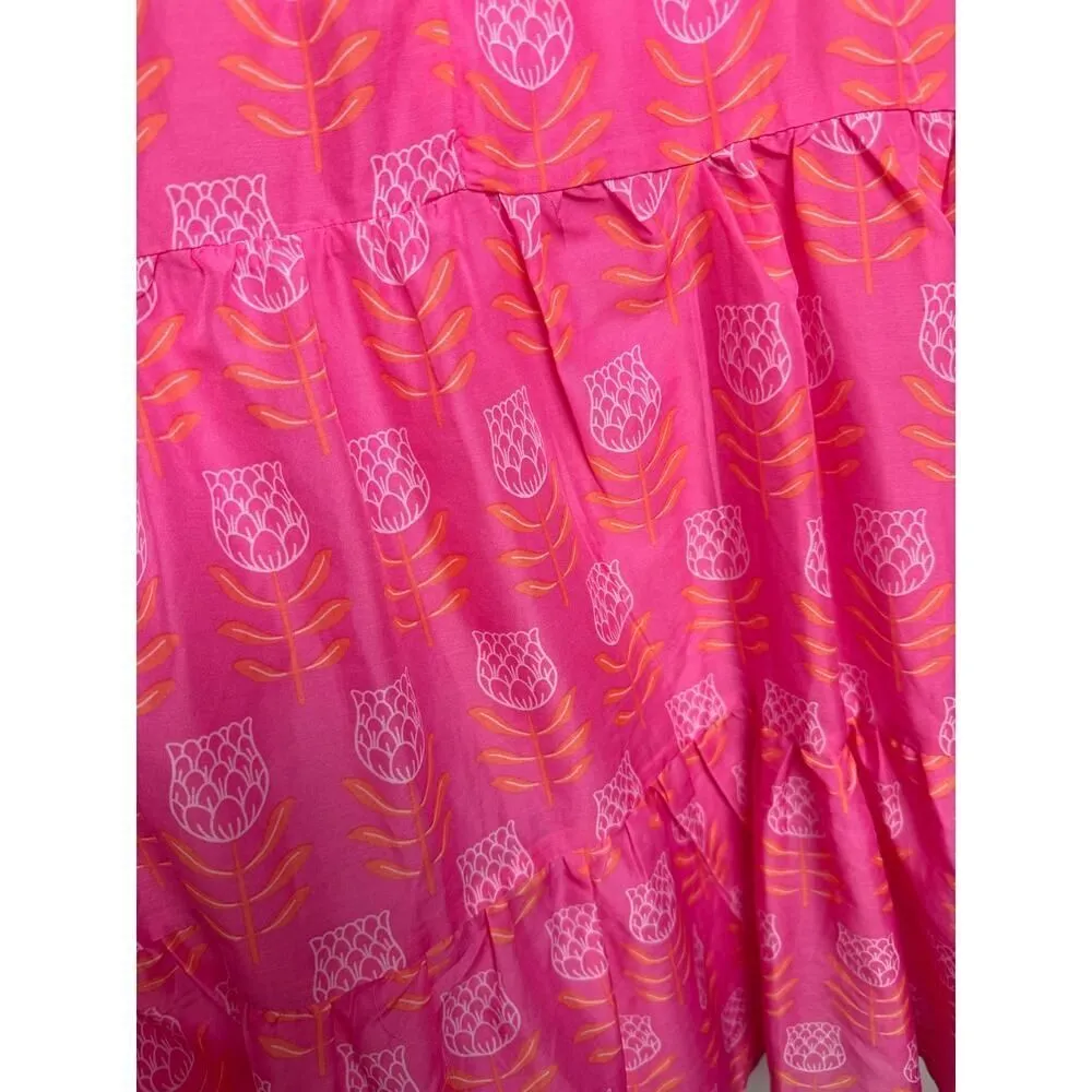 J. Marie Maeve Midi Dress Sz. XS Pink - Image 4