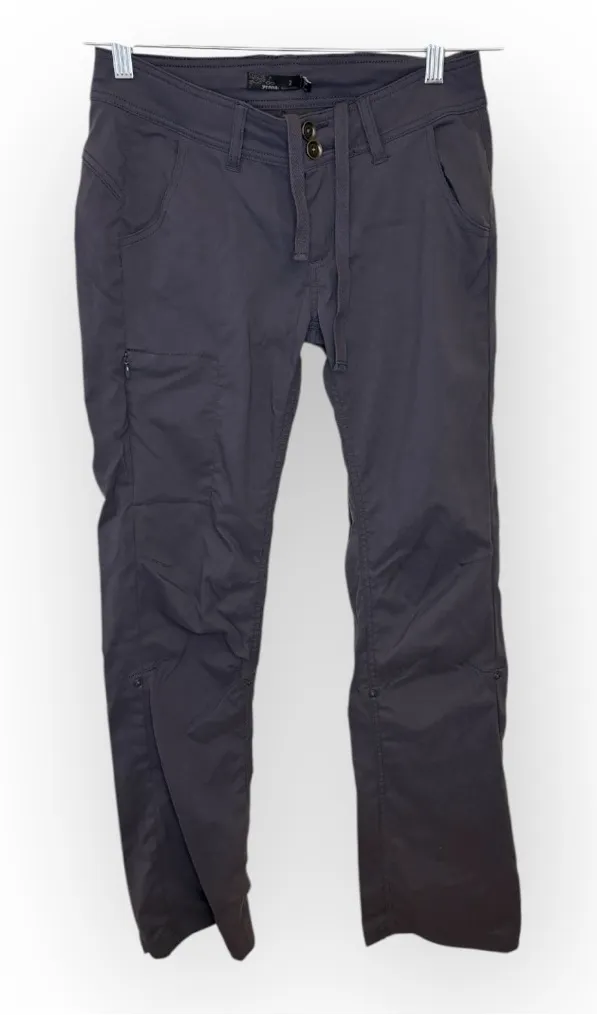 prAna Halle Convertible Roll-Up Hiking Pants Gray Size 2 - Image 1
