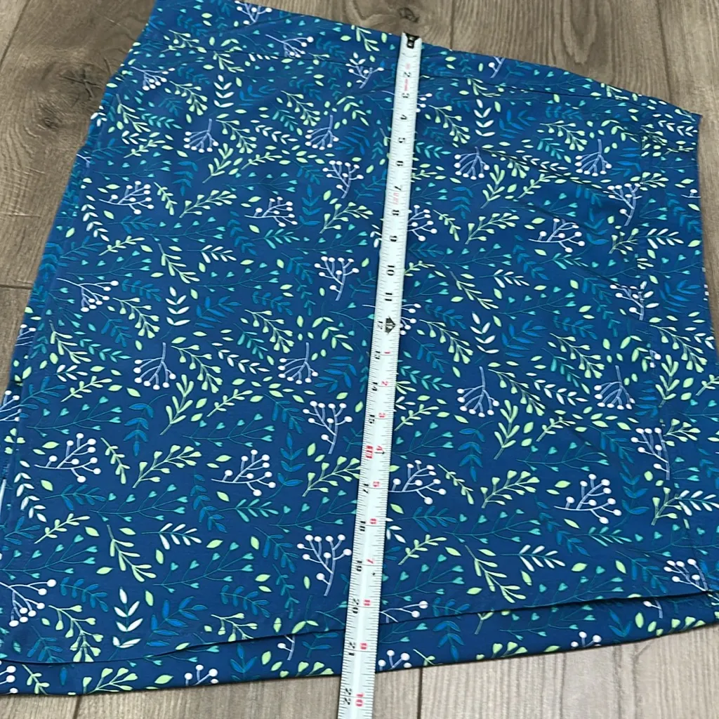 RipSkirt Hawaii‎ 19” Wrap Beach Coverup Skirt Blue Print Size Large - Image 11