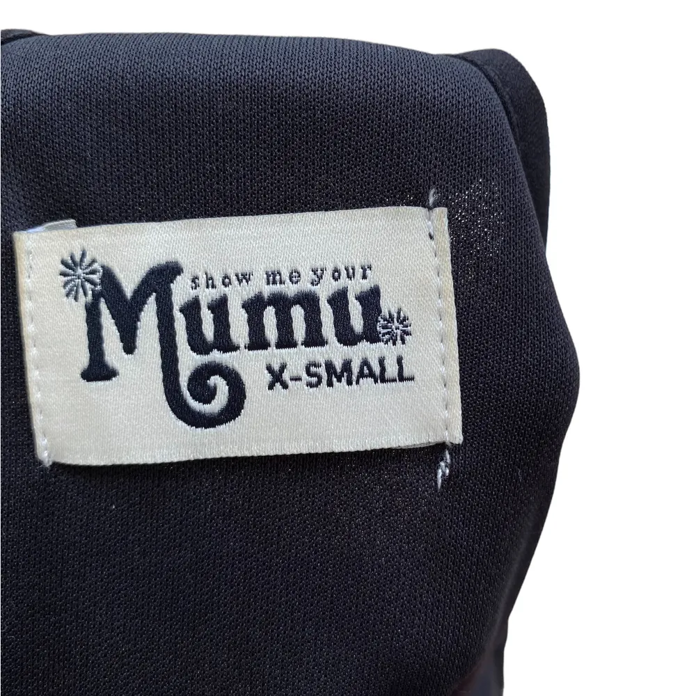Show Me Your Mumu Martini Dress in Black Crisp Women's Size Extra Small - Image 9