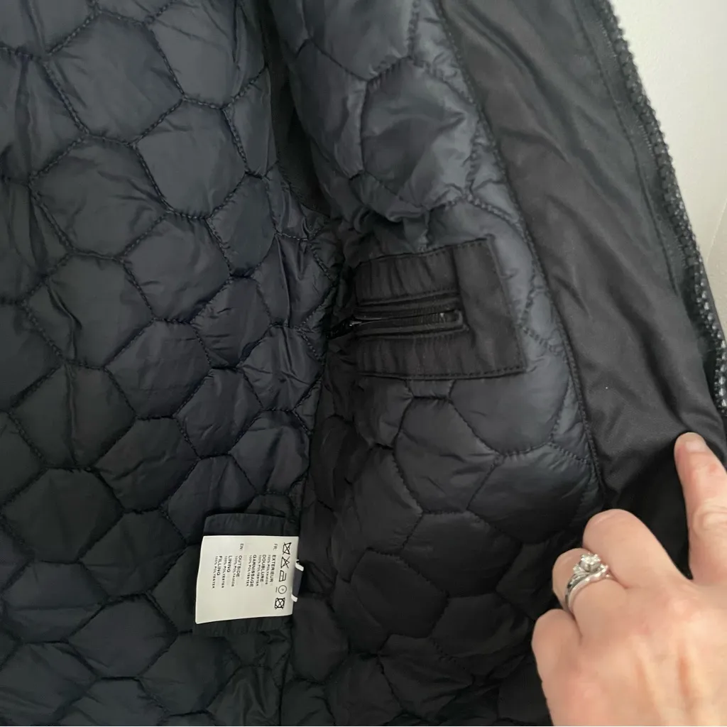 Rossignol Faux Fur Vest Black Winter Size 48 or XL - Image 9