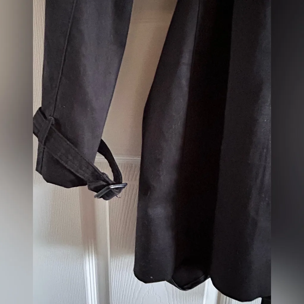 Phillip Lim 3.1 Anniversary Collection Belted Black Trench Coat - Size Med - Image 8