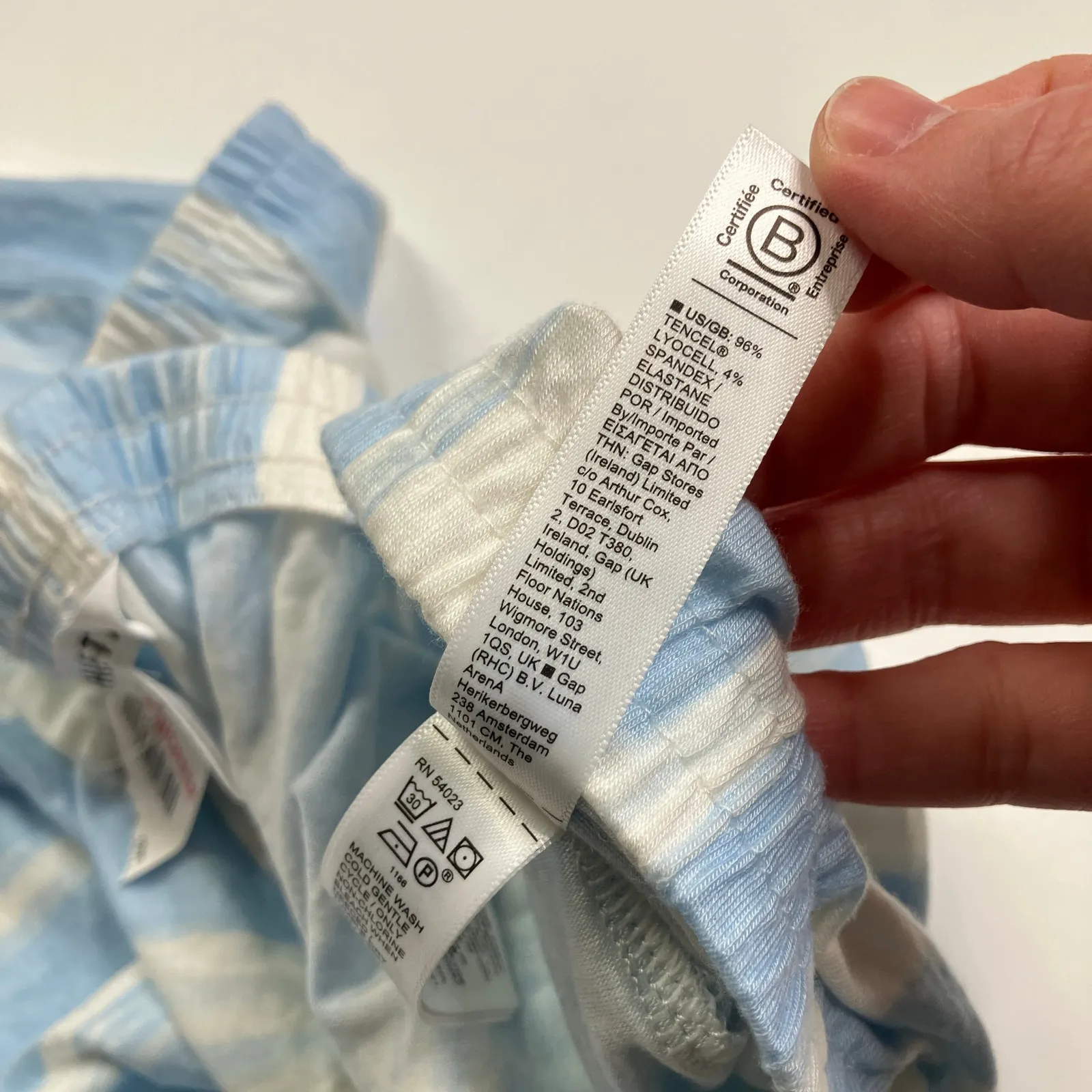 Athleta | Wind Down Blue Tie Dye Pajama Shorts NWOT Womens Medium - Image 4