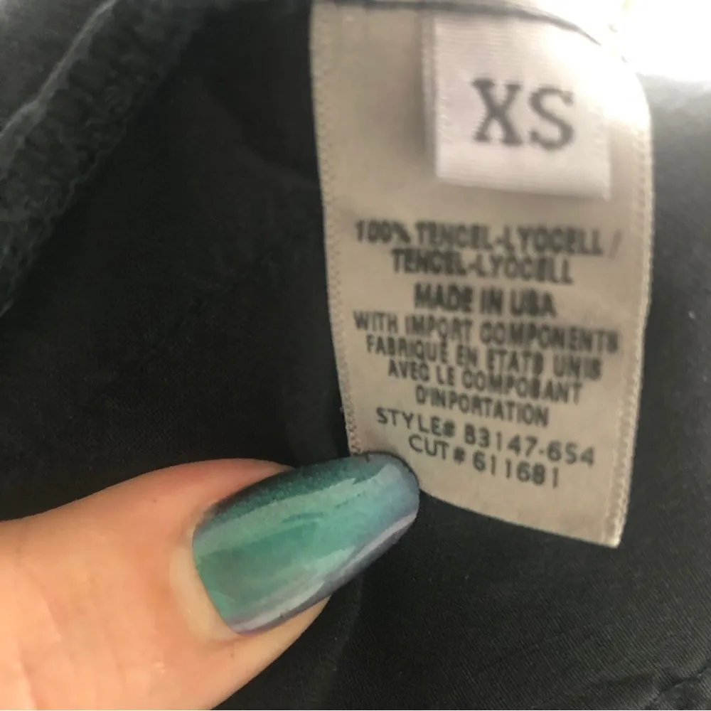 Bella Dahl Vintage Black Pocket Jogger Pants R12 - Image 6