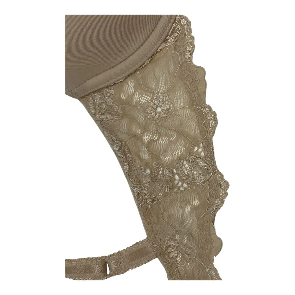 Wacoal French Garden Seamless T-Shirt Bra 85340 Women's 34B Nude - Image 3