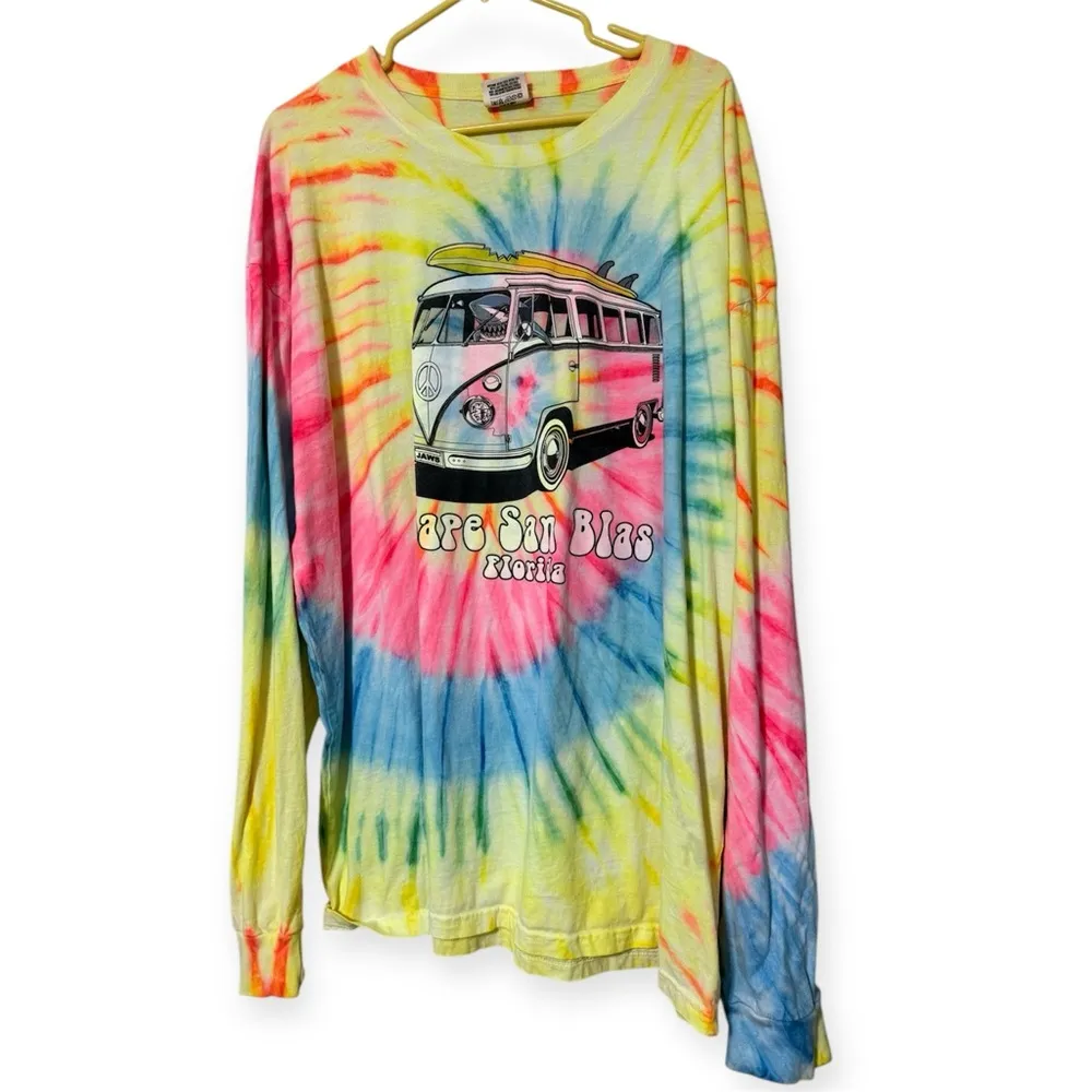 Comfy Resortwear sz 2XL pullover long sleeve tie dye t - Image 7