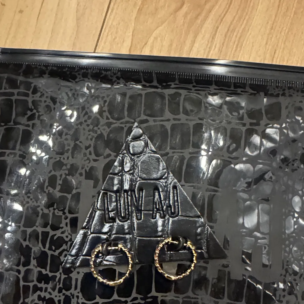 Luv Aj Gold Hoop Earrings - Image 2