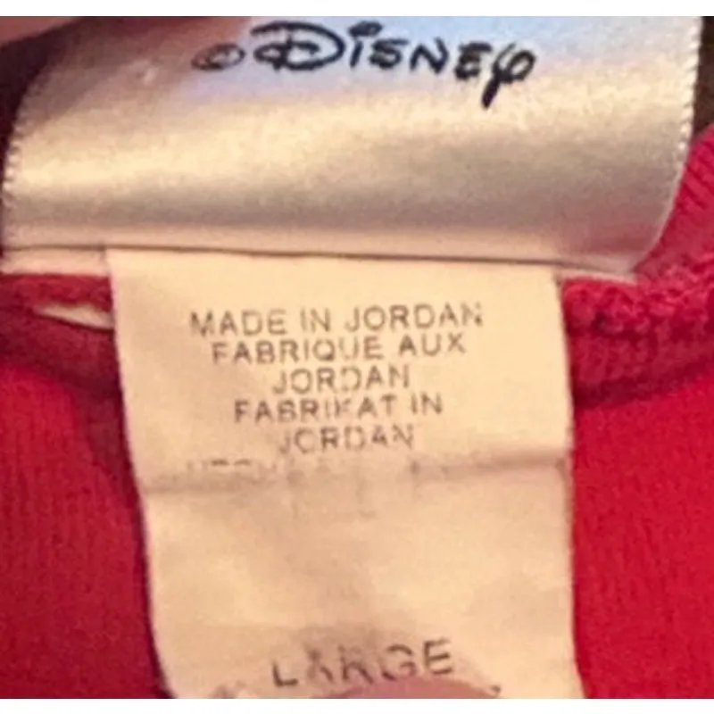 Walt Disney World American Flag Mickey‎ Mouse Short Sleeve Shirt Womens Sz Large - Image 4