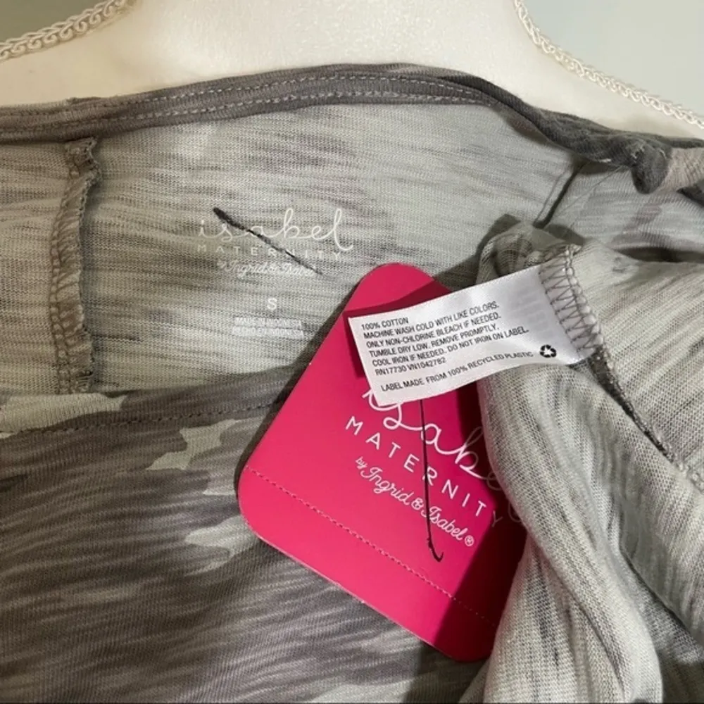 NWT  Gray Camo Print T-Shirt Tee Swing Dress Camouflage New - Image 6