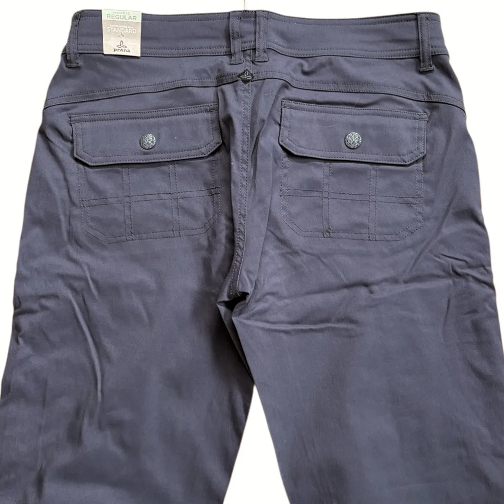 NWT Prana Halle Pants Mid-Rise Relaxed Fit Grey Size 8 - Image 8