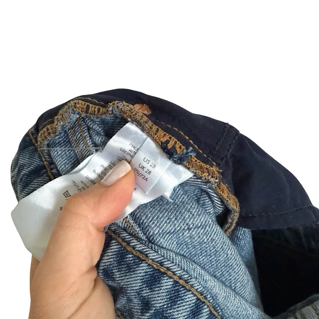 Free People We The Free Revolve Dakota Straight Leg High Waist Jean Pants 28 - Image 8