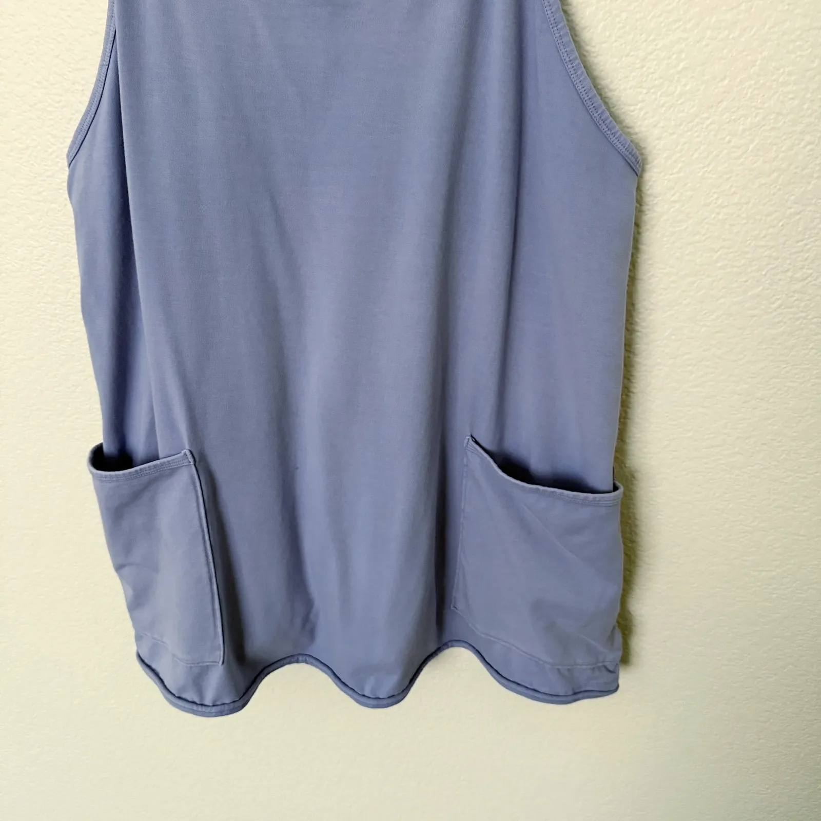 [Free People] FP Movement Light Blue Hot Shot Racerback Mini Dress Sz Medium M - Image 7