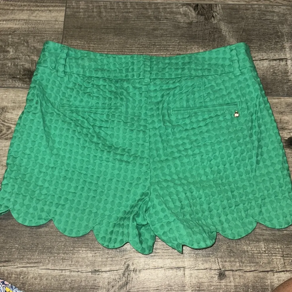 Crown & Ivy Shelby Scallop Short In Blue Canoe Size 10 - Image 3