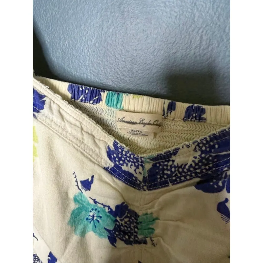 American Eagle Outfitters Dress Juniors Size XL A-Line Floral Y2K Short Hawaiian - Image 3