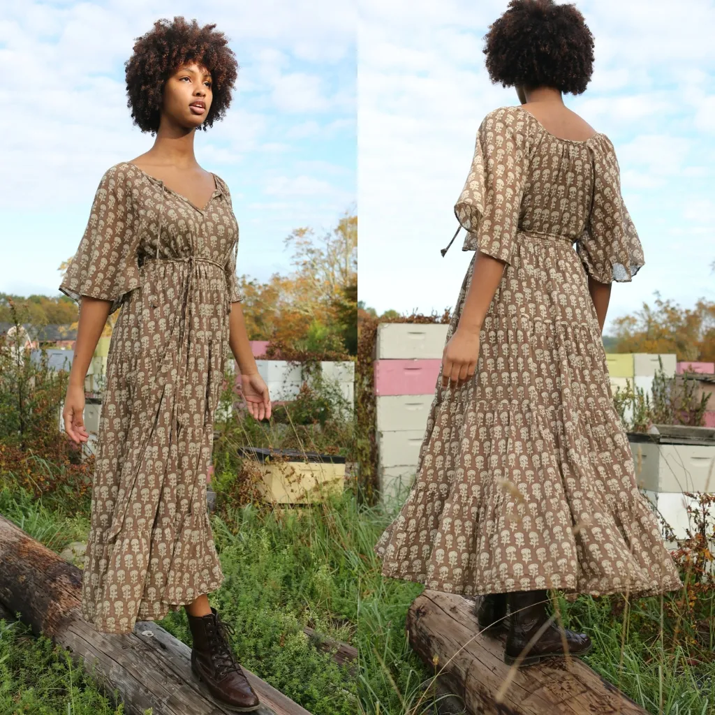 Lalaa Kanani Athena Dress in Mocha Brown Size undefined - Image 2