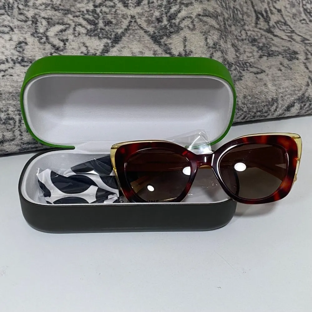 NEW Kate Spade MARIGOLD Two-Tone Cat Eye Sunglasses - Image 2