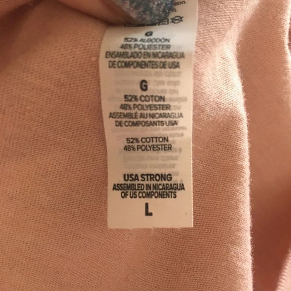 Graphic Tee • Freedom Eagle Soft Canvas Shirt Size Large - Image 5