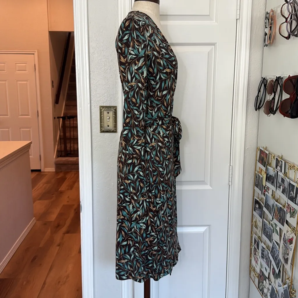 Diane von Furstenburg vintage Julian silk wrap dress - Image 7