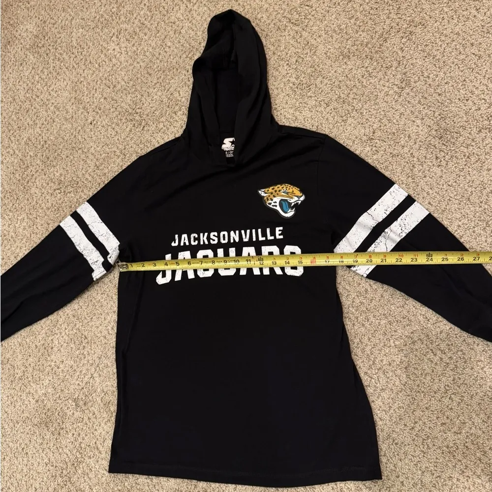 Jacksonville Jaguars Starter Hoodie Small NFL Team Long Sleeve Blokette Sporty - Image 6