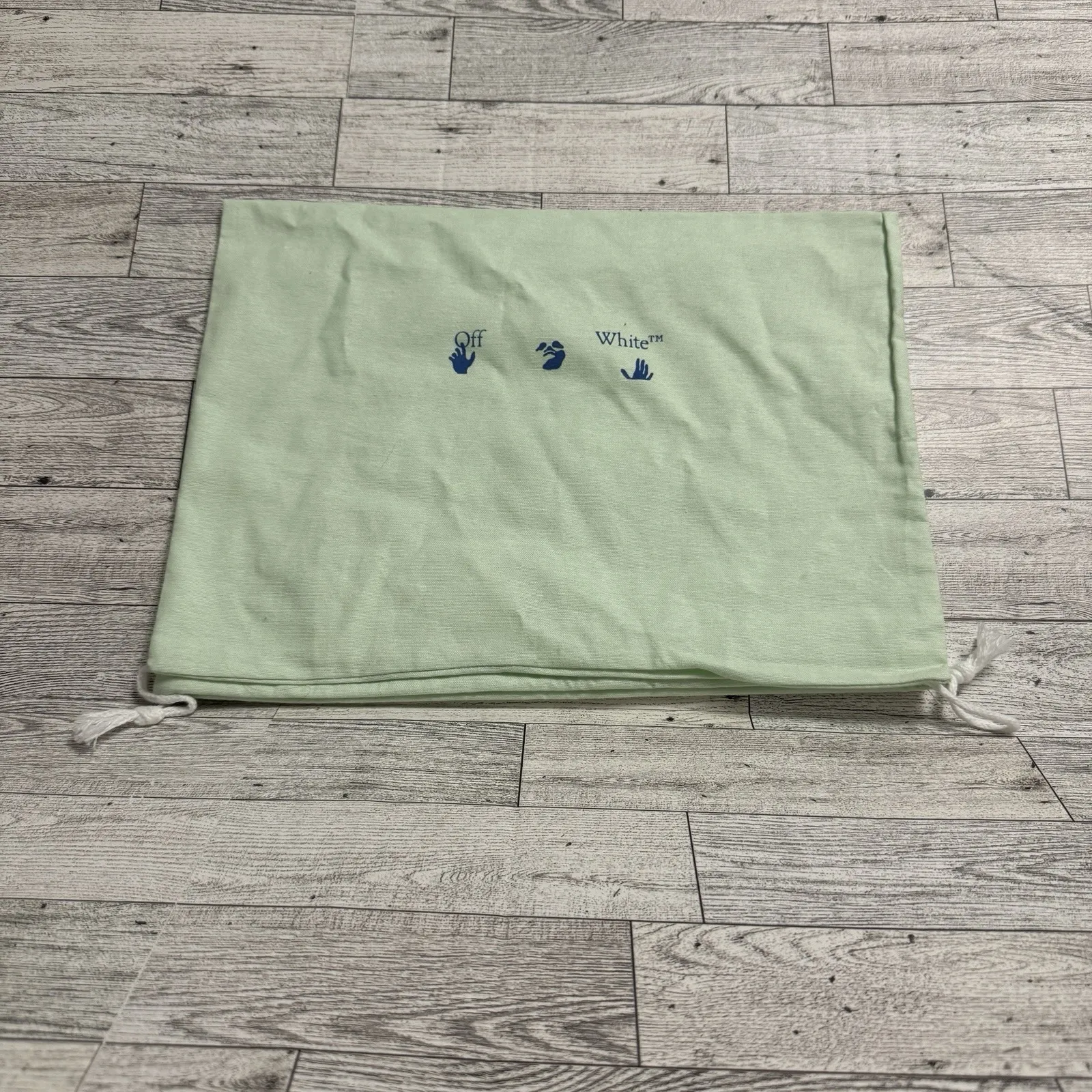 Off White by Virgil Abloh Green Dust Bag Purse‎ Bag Cover 20" x  13" Large - Image 2