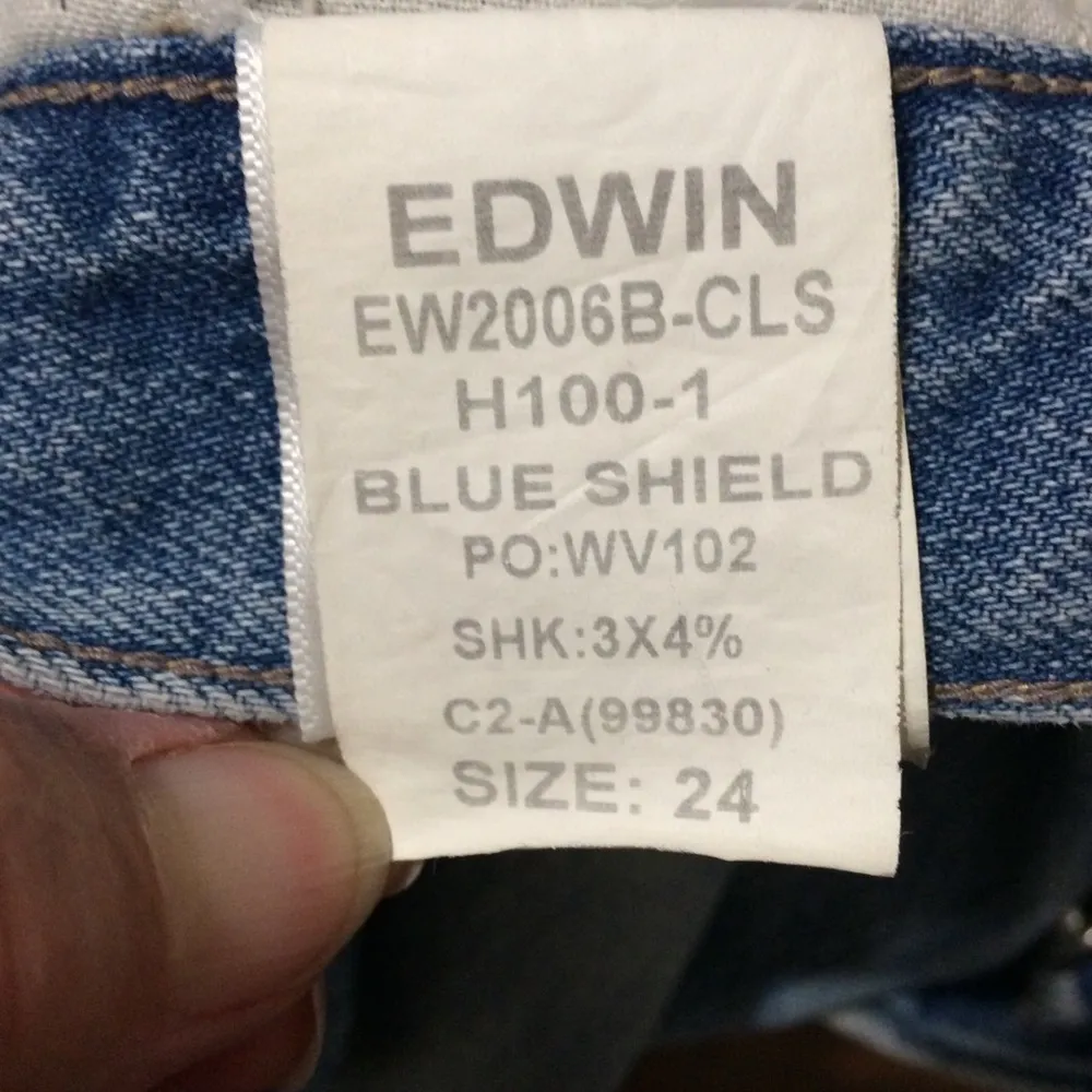 Edwin Cai Classic Straight Leg Denim Jeans in Blue Shield - Image 9