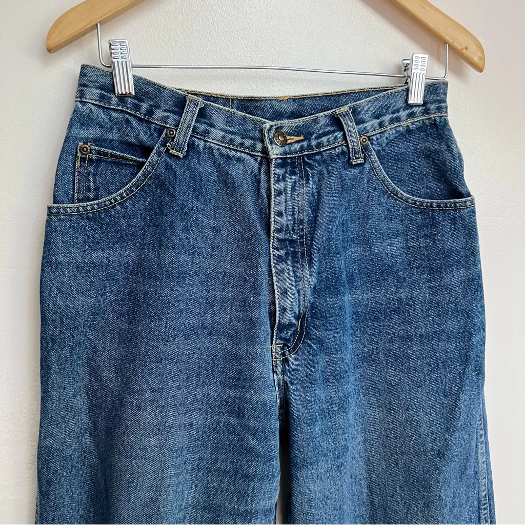 Vintage Oleg Cassini High Waisted Tapered Mom Jeans - Image 2