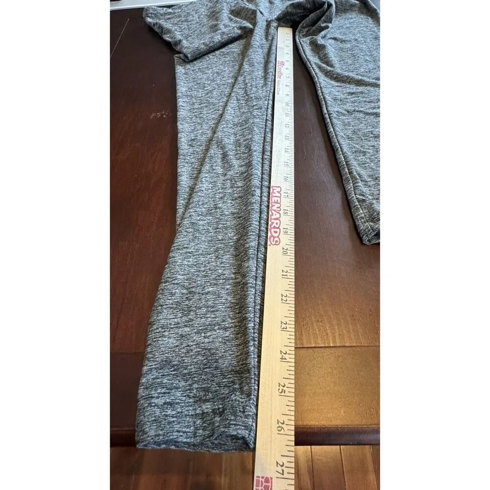 No Boundaries Womens Gray Athletic Yoga Pants Wide Band Waist Lg 11-13 Workout - Image 6