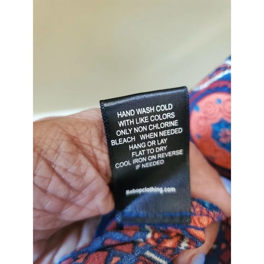 BeBop XL Mini Shift Dress Geometric Print Pullover - Image 8