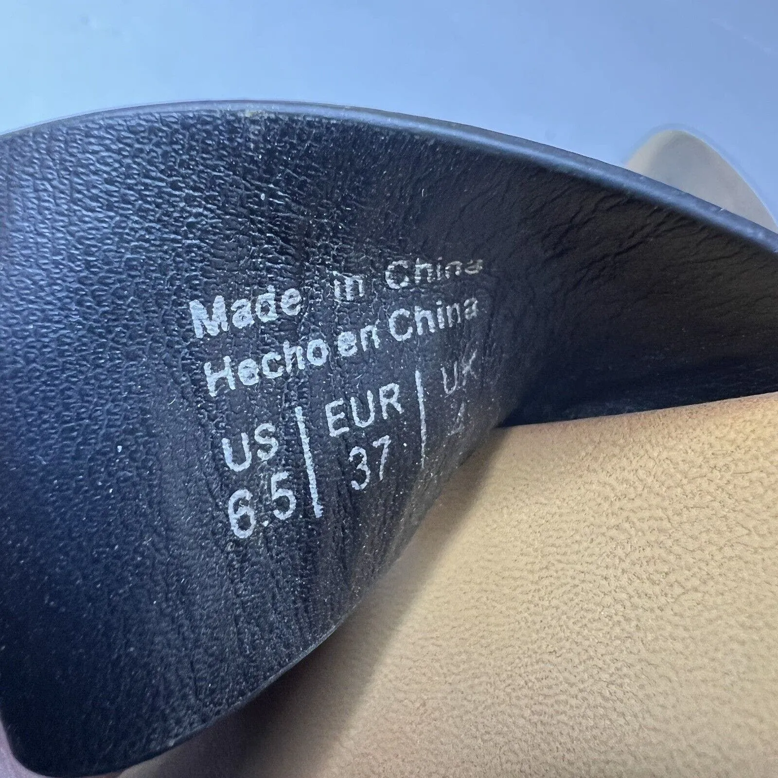 Call‎ It Spring Double Strap Flat Vegan Sandal Size 6.5 - Image 6