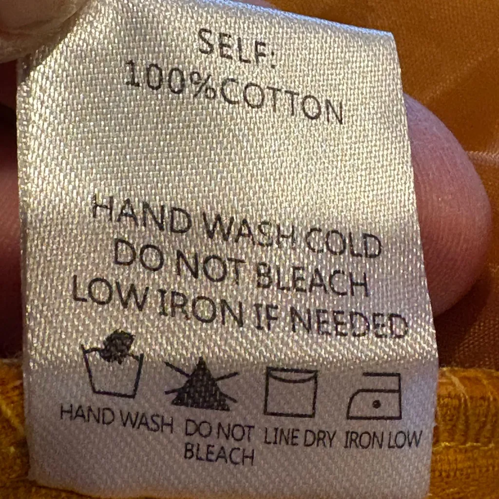 Blue Blush Exposed Zipper Corduroy Pants burnt orange women’s L NWT - Image 5