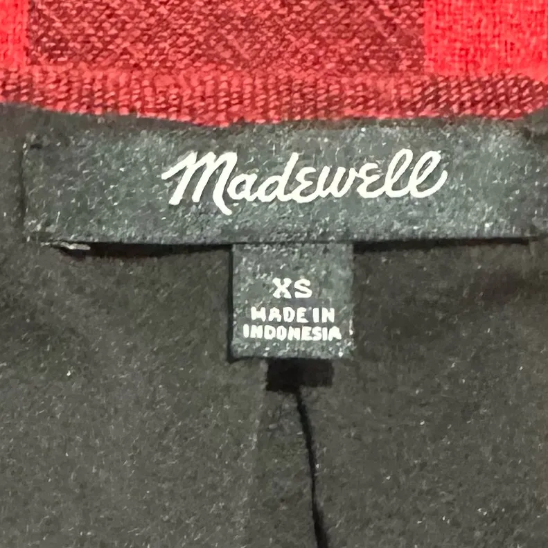 Madewell Red and Black Plaid Top - Image 5