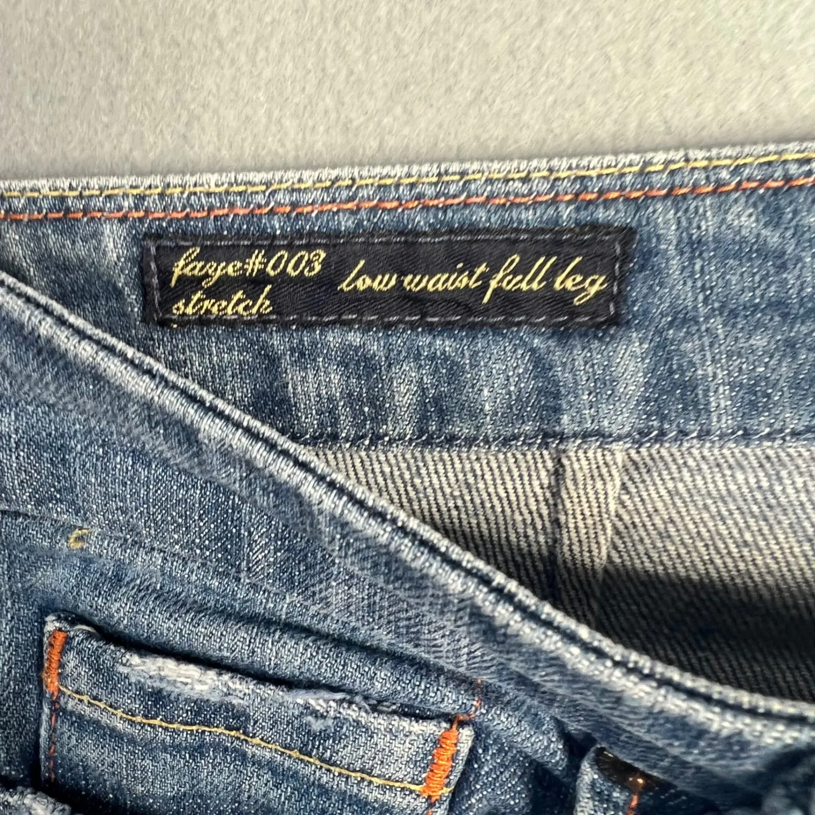 Citizens of Humanity Faye 003 Low Waist Full Leg Stretch Jeans Size 29 - Image 2