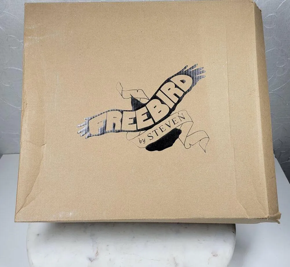 Freebird by Steven Bongo Sandals Womens 10 Taupe Leather Suede Gladiator Strappy - Image 16