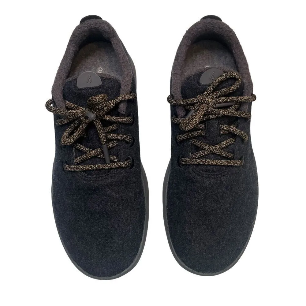 Allbirds Wool Runner Mizzles Black Sneakers Women’s Size 11 Water Repellent - Image 2