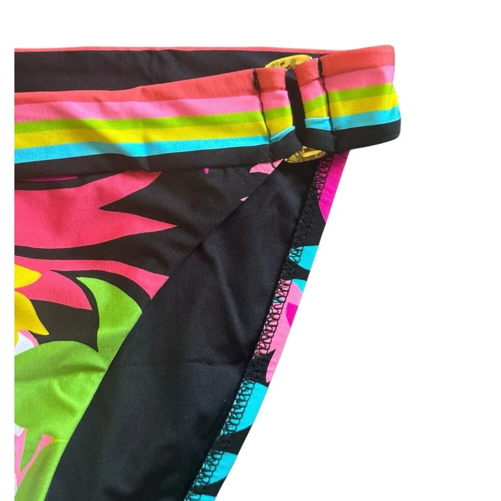 NWT! Trina Turk Tiki Bandeau Top & Shirred Ring Hipster Swim Bottom - Size 6 - Image 14