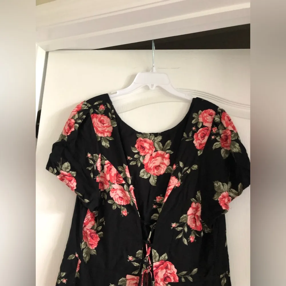 Floral Romper Short Sleeve Size 2X - Image 3
