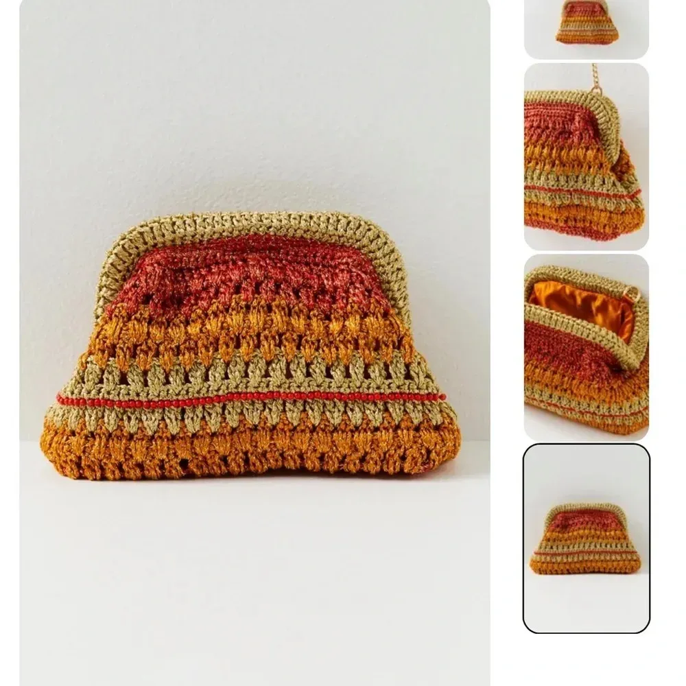 NWOT free people Sweet Emotions Clutch purse - Image 4