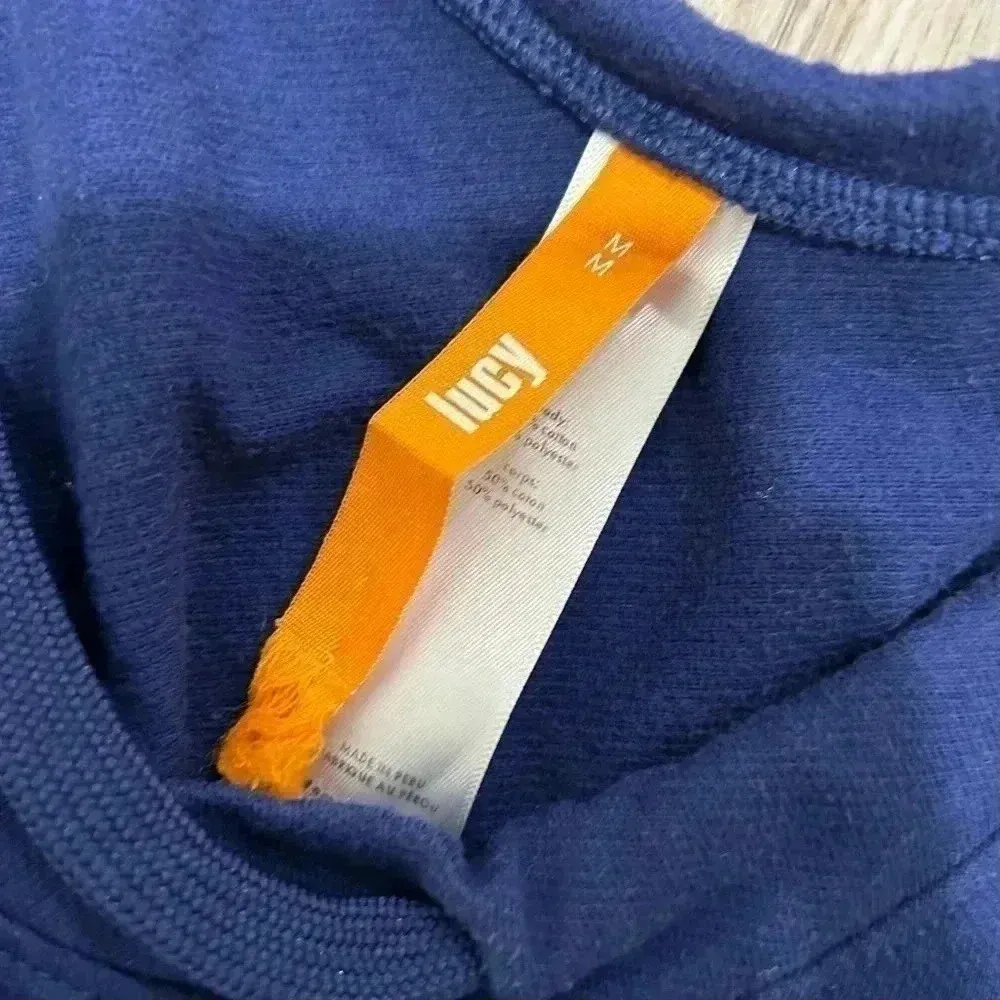 Lucy Activewear Navy Sleeveless Daily Practice Dress Pockets Women's Size M Blue Size M - Image 5