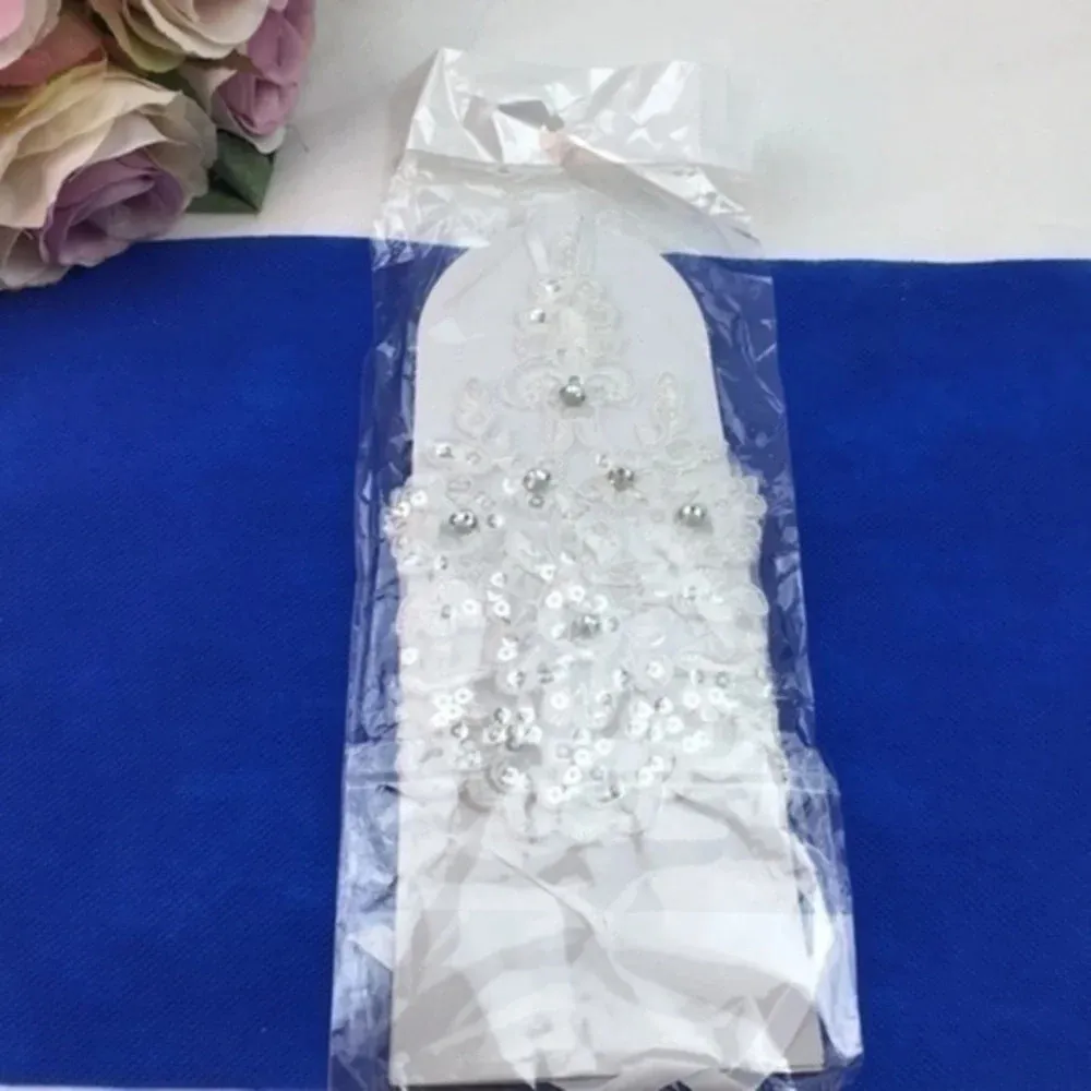 Bridal gloves one size White - Image 8