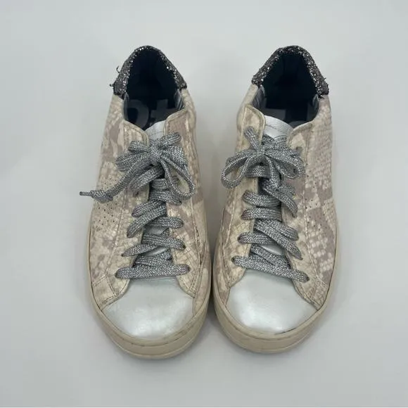 P448 John Sunset Low‎ Top Sneakers Size 7 Leather - Image 2