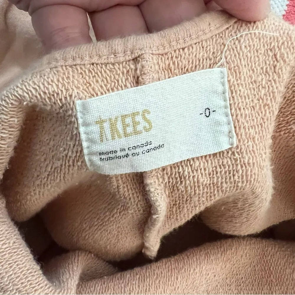 TKEES Playsuit Romper  Cotton Made in Canada Loungewear sz 0 - Image 6