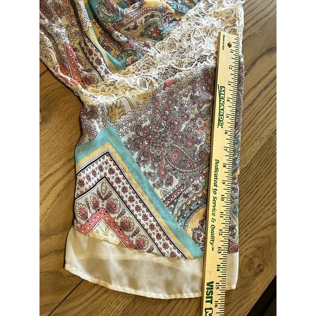 Dress Barn Open Cardigan Size XL Colorful Paisley Lightweight‎ Business Casual - Image 7