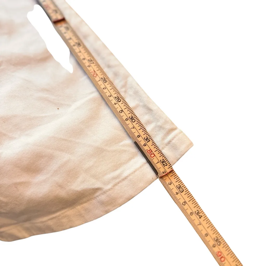 Escada Designer White Floral Rhinestone Jeans Made in Italy Size 36 Fits 28–30 - Image 14