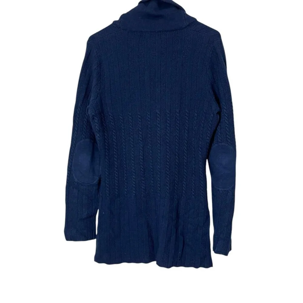 Brooks Brothers Knit Blue Cashmere Blend Button Front Cardigan Sweater Size M - Image 8