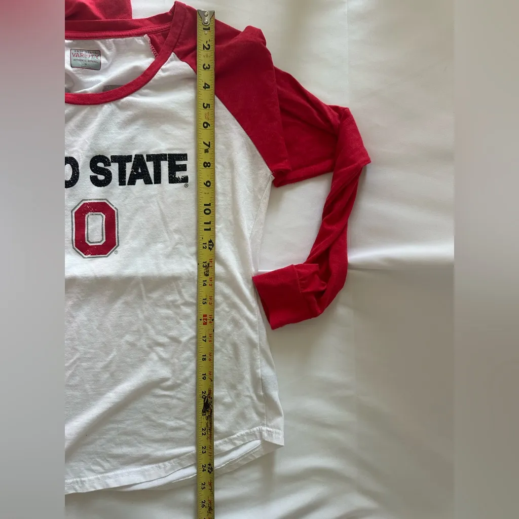Ohio Ohio State varsity authentic apparel women’s extra large jersey Red Size XL - Image 5