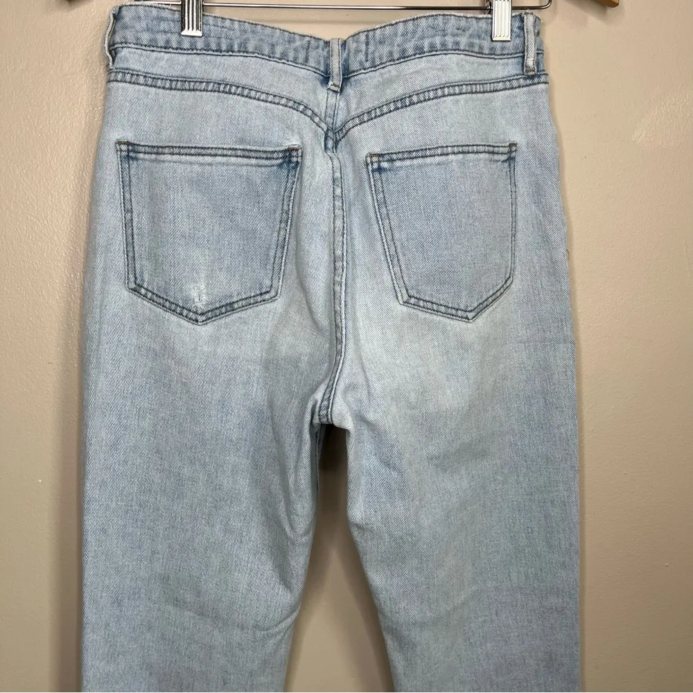 Pacsun Los Angeles Mom Light Denim High Waisted Ankle Cropped Jeans Size 27 - Image 8
