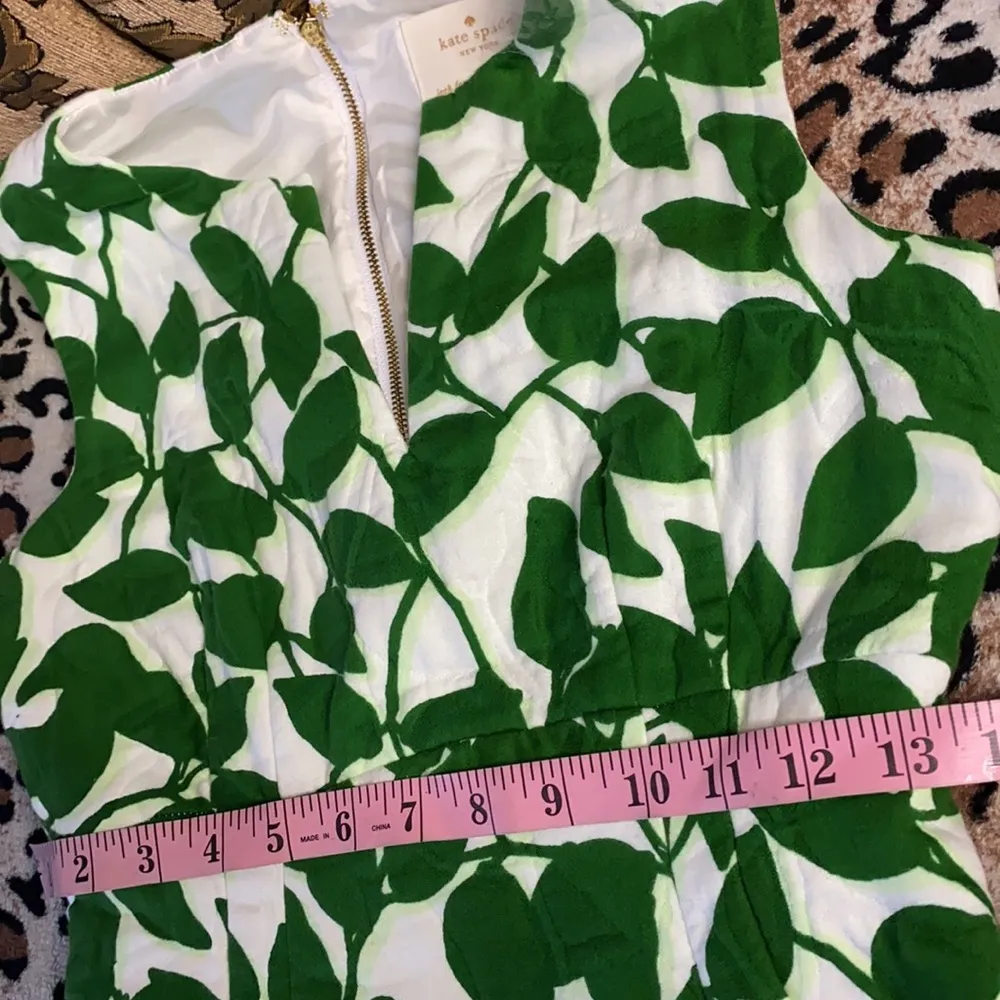 Kate Spade Green Leaves Pique A - Image 11