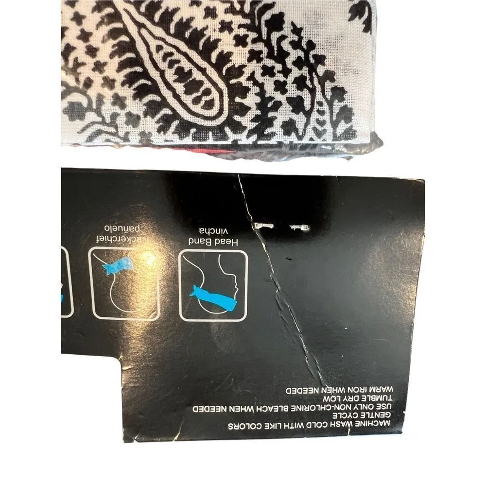 Fashion bandanas 100% cotton pack Red - Image 5