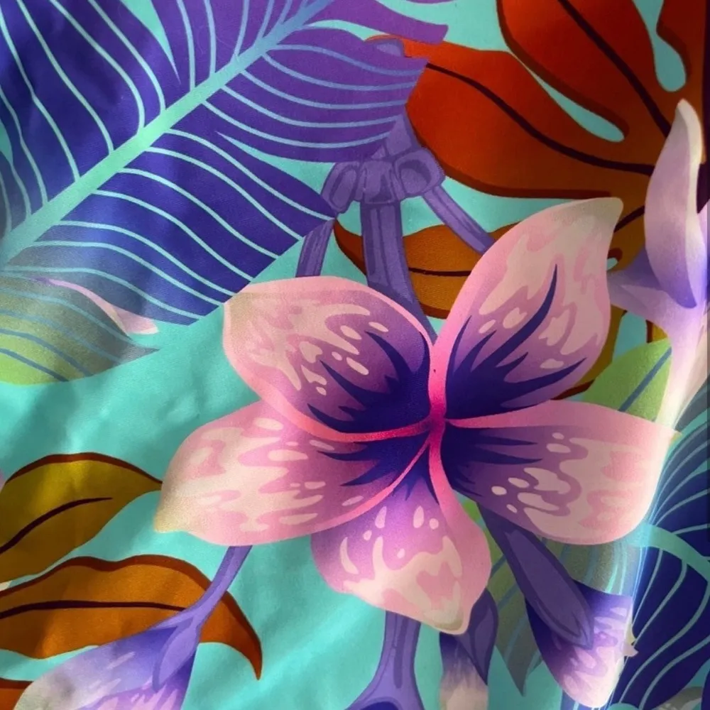 Fused Hawaii leggings workout or swim 2x Size XXL - Image 3